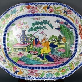Mason's Ironstone China Meat Platter - Mogul Pattern