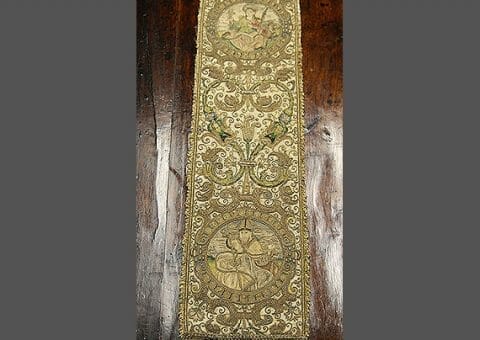Late 16th-Century Metal Embroidered Runner