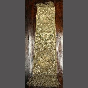 Late 16th-Century Metal Embroidered Runner