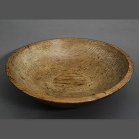 Early 19th-Century Sycamore Dairy Bowl
