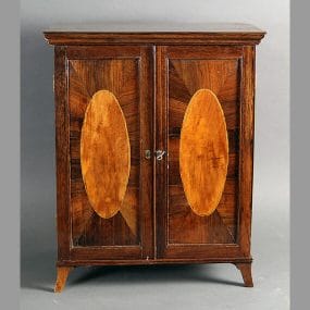 Miniature George III Rosewood Table Cabinet