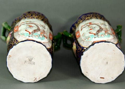 A pair of Mason's Ironstone China vases